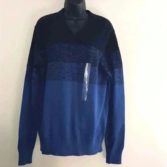 Sean John Colorblock Sweater Size L - Picture 2 of 5
